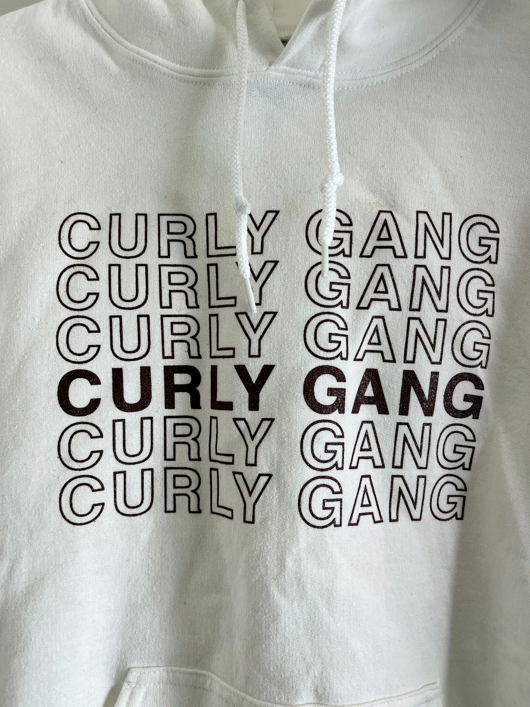 Curly Gang Unisex Hoodie- SAMPLE